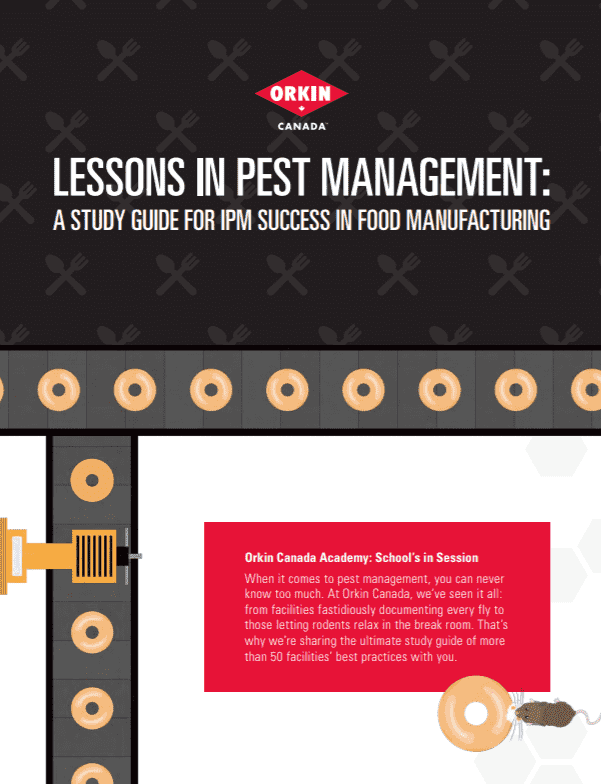 Pest control tips for food manufacturing facilities